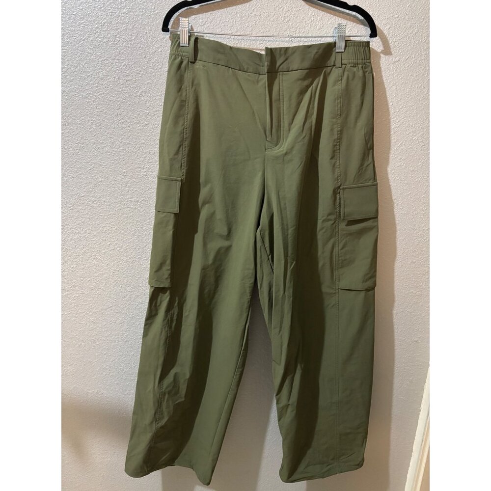 Calia Women's High Rise Cargo Pant - Color - Dark Olive - Size L - NWT